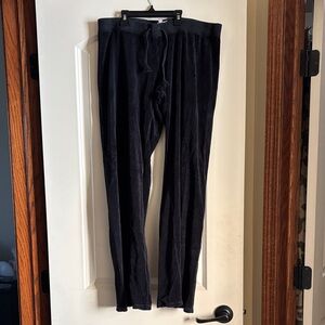 Juicy Couture Velour Black Pants